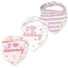 Load image into Gallery viewer, Moder 3PCS Baby Bibs Bandanna Lot Cotton Multi-style Triangle Cartoon For Infant Boys And Girls
