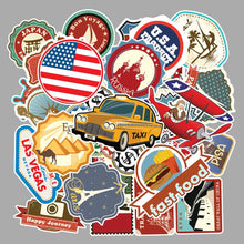 Load image into Gallery viewer, 10/30/50PCS Mixed Travel Graffiti Stickers Motorcycle Phone Luggage Phone Guitar Fridge Laptop PVC Waterproof DIY Cool Stickers
