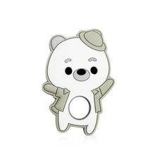 Load image into Gallery viewer, Silicone Bear Baby Teethers Silicone Beads Baby Pacifier Clips Teething Toys Clip Nipple Clasps For Baby Boys And Girls
