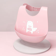 Load image into Gallery viewer, Trend NEW Baby Adjustable Picture Waterproof Saliva Dripping Soft Silicone Bibs For Girls and Boys Kids
