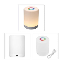 Load image into Gallery viewer, Smart USB Bedside LED Table Lamp Friendship Creative Bed Desk Light for Baby Bedroom Bedside Lamps Night Light Xmas Gift
