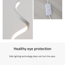 Load image into Gallery viewer, LED Spiral Table Lamp Modern Curved Desk Bedside Lamp Dim able Warm White Light For Living Room And Bedroom
