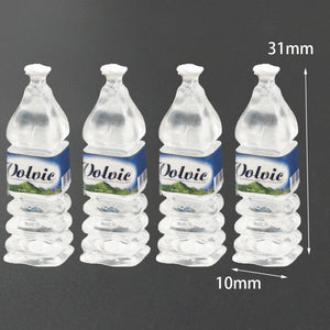 4Pcs RC Car Accessories Decoration Mini Mineral Water Bottle for 1/10 RC Rock Crawler Axial SCX10 TAMIYA RC4WD D90 TF2 Traxxas