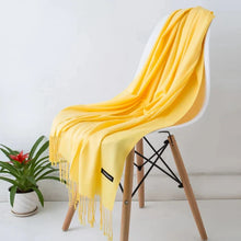 Load image into Gallery viewer, 2022 Tassel Women’s Scarf – Designer Shawl, Wrap &amp; Hijab Pashmina
