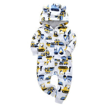 Load image into Gallery viewer, Modern High Quality Newborn Infant Baby Clothes Fleece Jumpsuit Boys Romper Hooded Jumpsuit Bear For Kids
