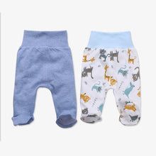 Load image into Gallery viewer, Baby Footed Pants Newborn Baby Boy Girl Leggings High Waist Infant Pants Sleeper Toddler Pajamas Baby Spring Autumn Trousers
