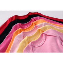 Load image into Gallery viewer, Classic Modern Solid Color Boy Girls Romper Newborn Long Sleeve Cotton Jumpsuit Tops For Girls and Boys Baby
