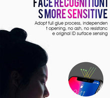 Load image into Gallery viewer, 2000D Curved Edge Tempered Glass For iPhone SE 2020 6 6S 7 8 Plus Full Cover Glass on iPhone 11 Pro XS Max X XR Screen Protector Screen Protector No Side Bezel Easy Installation Frame 3X Stronger Screen Protector
