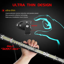 Load image into Gallery viewer, CO LIGHT 10D 10 20 30 inch 52W 104W 156W LED Work Light Bar Combo 4x4 Offroad LED Light Bar for Tractor Boat 4WD 4x4 Trucks ATV
