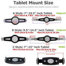 Load image into Gallery viewer, Headrest Mount For 7.0 To 11 Inch Car Tablet Holder Stand Back Seat Mounting Universal For Ipad Samsung Xiaomi Car Accessories
