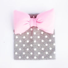 Load image into Gallery viewer, Modern Luxury Toddler Kids Children's Hat Cap With Dots Baby Cotton Colorful Big Large Bow And Scarf fork Kids
