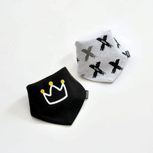 Load image into Gallery viewer, 2 Pcs Baby Bibs Bandana Cotton Double Layers Drool Bib For Boys And Girls Triangle Bibs Infant Towel
