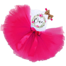 Load image into Gallery viewer, New Trend Dress For Baby Girls First 1st Birthday Baby Clothing Toddler Summer Clothes For Birthday Party
