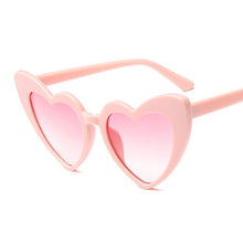 Load image into Gallery viewer, Elegant Retro  Love Heart Sunglasses Women Big Frame Personality Sunglasses Fashion Cute Retro Cat Eye Vintage Sunglasses  For Women and Girl
