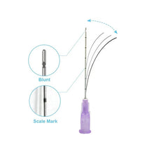 Load image into Gallery viewer, Korea 2pcs Hot SellMesotherapy Blunt-tip Cannula for Filler Injection  14G--30G Hyaluronic Acid Injection Blunt Tip Micro Cannul
