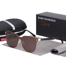 Load image into Gallery viewer, New Luxury Elegent Polarized Square Sunglasses Temples Sun Glasses for Men and Women With UV400 Protection
