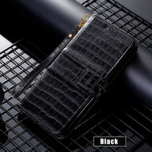 Load image into Gallery viewer, Luxury Pattern Flip Case For iPhone 13 12 Mini 11 Pro Leather Holder Card Stand Wallet Cover Protection Anti Radiation Wallet Phone Case For iPhone
