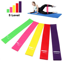 Load image into Gallery viewer, Red Portable Fitness Workout Equipment Yoga Crossfit Resistance Bands Training Gum Exercise Gym Strength Women Sports Ring
