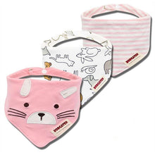 Load image into Gallery viewer, Cartoon Cotton Newborn Baby Boys and Girls Bibs Baby Towel Scarf Children Cravat Infant Kids Scarf
