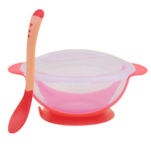 Load image into Gallery viewer, 4 Color Advanced Silicone  Feeding Spoon  Temperature Sensing Weaning Soft Head  Spoons for 4-24 Months Baby And Spoon and Bowl Set
