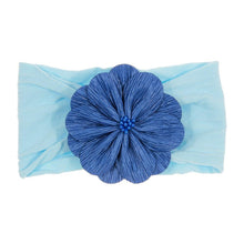 Load image into Gallery viewer, Cute 1PCS Baby Girls Lotus Flower Nylon Headband Knot Elastic Newborn Toddler Headwraps Kids Hair Accessories Gifts
