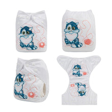 Load image into Gallery viewer, Most Popular Digital Position Baby Cloth Diaper with Microfiber Insert In Modern Printed Design For Baby Boys and Baby Girls KIds
