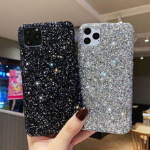 Load image into Gallery viewer, Luxurious Glitter Case For iPhone 11 Pro XS Max Case Cover For iPhone 6 7 8 Plus 11Pro Max 13 Pro Max Ultra Thin Sparkle Diamond Full Body Protective Edges Precise Fit Dustproof Anti Fingerprint Scratch-Resistant Phone Cover
