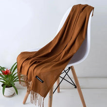Load image into Gallery viewer, 2022 Tassel Women’s Scarf – Designer Shawl, Wrap &amp; Hijab Pashmina
