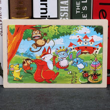 Load image into Gallery viewer, 24 Slice Wood Puzzles Children Adults Vehicle Puzzles Wooden Toys Learning Education Environmental Assemble Educational Games For Kids and Babies
