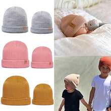 Load image into Gallery viewer, Modern Kids Girls &amp; Boys Winter Hat Soft Warm Beanie Crochet Elasticity Knit Children Casual Warm Cap For Kids
