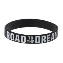 Load image into Gallery viewer, Silicone Rubber Band Elastic Inspirational Motivation Bracelets Never Give Up Perfect Gift For Men And Women Cool Fashion Style
