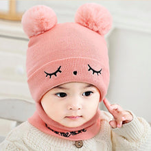 Load image into Gallery viewer, Winter Children Hat Bonnet Enfant Knitted Cute Baby Cap For Girls Boys 0-24 Months For Kids In Modern Bear Design
