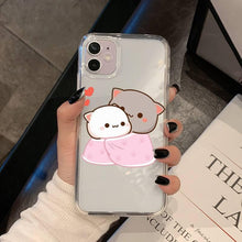 Load image into Gallery viewer, Cat Phone Case For Iphone 11 12 13 Mini Pro Xs Max 8 7 6 6s Plus X 5s Se 2020 Xr Case Polycarbonate Printed Colorful Design Silicone Phone Case

