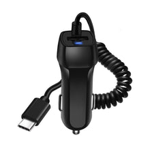 Load image into Gallery viewer, Car Charger With USB Cable Mobile Phone Charger Micro USB Type C Cable Fast Car Phone Charger

