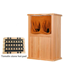 Load image into Gallery viewer, Far Infrared Foot Sauna Solid Wood Bubble Foot Barrel  Personal Care Appliances  Home Sauna Spa Infared Sauna Heater Cabin Room
