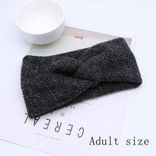 Load image into Gallery viewer, Handmade Baby Headband Women Girl Twisted Hair Band Kids Woolen Headwrap Toddler Turban Hair Accessories For Mother and Daughter
