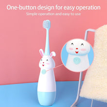 Load image into Gallery viewer, New Electric Toothbrush Cartoon Pattern Teethbrush Electric Teeth Tooth Brush For Kids with Soft Replacement Head Vibrating Toothbrush for Children Boys and Girls Age 3-13 IPX7 Waterproof Christmas Gift for Kids
