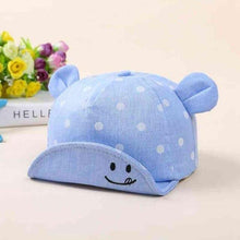 Load image into Gallery viewer, Modern fashion Cute Baby Caps Cute Ear For Baby Girl/Boy Beach Sun Hats Children with Adjustable Snapback Hat For Kids
