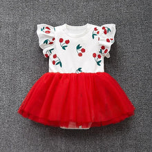 Load image into Gallery viewer, Pink Baby Luxury Bodysuit Infant Girls Princess Puffy Dress Baby Gown Party Wedding Excellent Girls Gift
