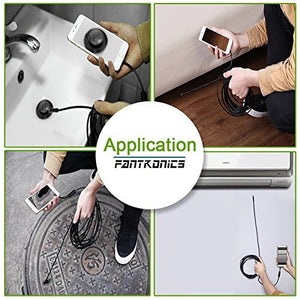 Type C Endoscope Camera 1200P 8mm 1M 2M 5M Soft cable USB Endoscope Borescope Inspection Camera for Android Smartphone Windows