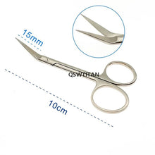 Load image into Gallery viewer, Stainless steel wow beak scissors nasal septum gold handle bird beak scissors plastic surgery scissors
