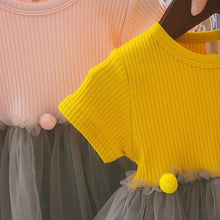 Load image into Gallery viewer, Fashion Modern New Spring Toddler Kids Baby Girls Patchwork Tulle Casual  Princess Dress For Girls
