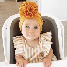 Load image into Gallery viewer, Cute Flower Headband Turban Soft Beanie Hat Infant Toddler Headwear Baby Hair Accessories for Newborn Baby
