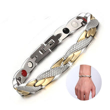 Load image into Gallery viewer, Elegant Modern Twisted New Luxury Amazing Healthy Magnetic Fashion Bracelet For Women and Man
