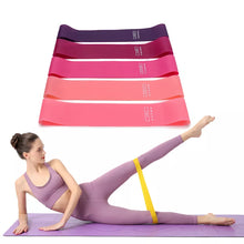 Load image into Gallery viewer, Portable Fitness Workout Equipment Rubber Resistance Bands Yoga Gym Elastic Gum Strength Pilates Crossfit Women Weight Sports
