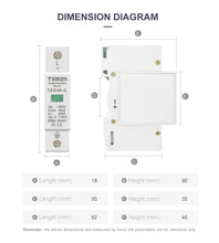 Load image into Gallery viewer, AC SPD 1P 20KA 40KA 60KA 275V 385V House Surge Protector Protective Low-voltage  Arrester Device
