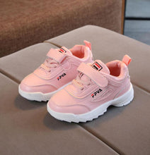 Load image into Gallery viewer, Boys Girls Fashion Sneakers Baby/Toddler/Little Kids Leather Trainers Children School Sport Shoes Soft Running Shoes
