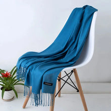 Load image into Gallery viewer, 2022 Tassel Women’s Scarf – Designer Shawl, Wrap &amp; Hijab Pashmina
