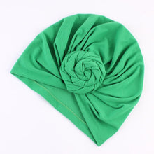 Load image into Gallery viewer, Modern Cotton Hat Handmade Baby Girls Turban Hats Twist Knot Women Caps For Mom And Daughter In Elegant Design
