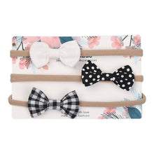 Load image into Gallery viewer, Cute Bow Baby Headband for Girl Nylon Head Bands Turban Newborn Headbands Hairbands for Kids Baby Hair Accessories For Baby
